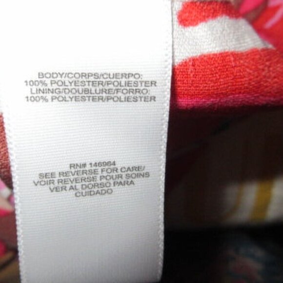 Maia FLORAL Dress Size 20W SHIFT Flutter TIERED Babydoll RUFFLE Pintuck HAWAIIAN - Picture 12 of 12